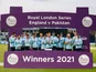 England celebrate their series win against Pakistan on July 13, 2021