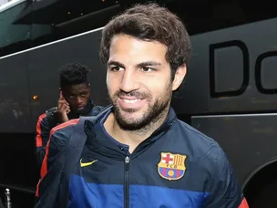 Cesc Fabregas starts for Barcelona