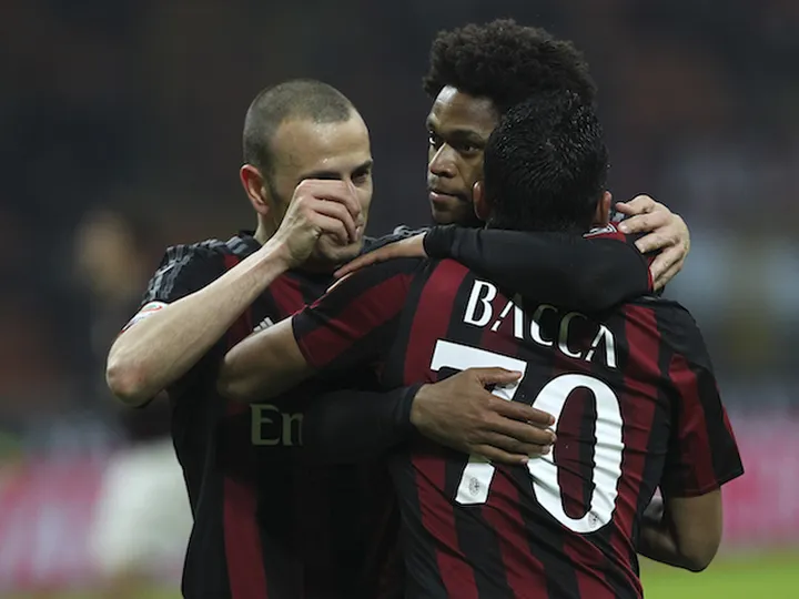Bacca, Adriano lead line for Milan