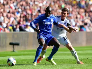 Ten-man Swans holding Chelsea