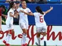 Alexia Putellas celebrates scoring for Spain Women on March 11, 2020
