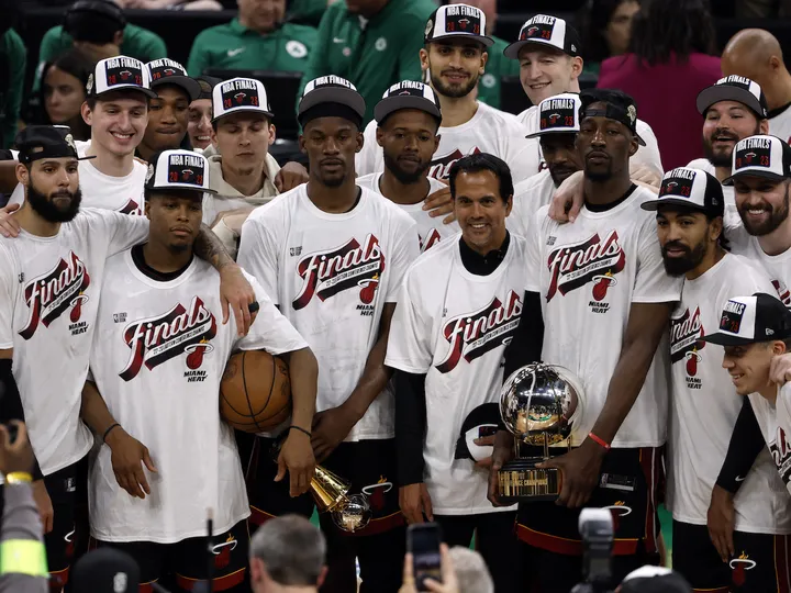 Miami Heat halt historic Boston Celtics comeback to book place in NBA Finals
