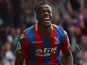Wilfried Zaha in action for Crystal Palace on May 13, 2018