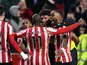 Ivan Toney celebrates scoring for Brentford on March 6, 2023