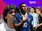 Kylian Mbappe/Lionel Messi/Miroslav Klose/Diego Maradona composite