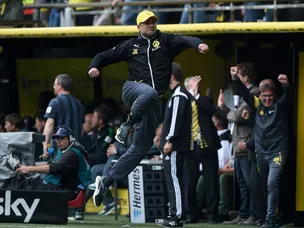 Dortmund leading Klopp's Bundesliga farewell game
