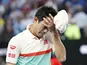 Kei Nishikori retires injured at the Australian Open on January 23, 2019