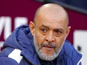 West Ham United head coach Nuno Espirito Santo on January 24, 2026