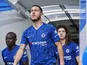 (Embargoed) Eden Hazard sports Chelsea's 2019-20 kit
