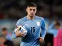 Uruguay and Real Madrid's Federico Valverde pictured on October 10, 2021