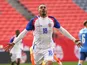 Haiti's Wilson Isidor celebrates on March 31, 2026