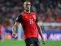 Sasa Kalajdzic of Austria, on June 18, 2026