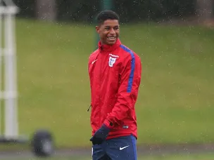 Rashford makes history on England debut