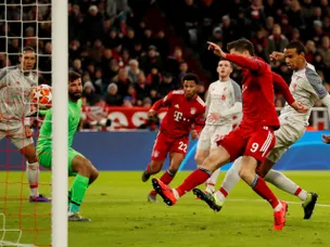 Lewandowski shackled as Bayern crash out