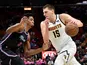 Nikola Jokic in action for the Denver Nuggets on January 9, 2019