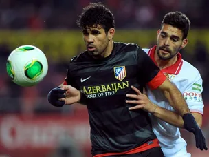 Costa brace helps Atletico edge Sevilla
