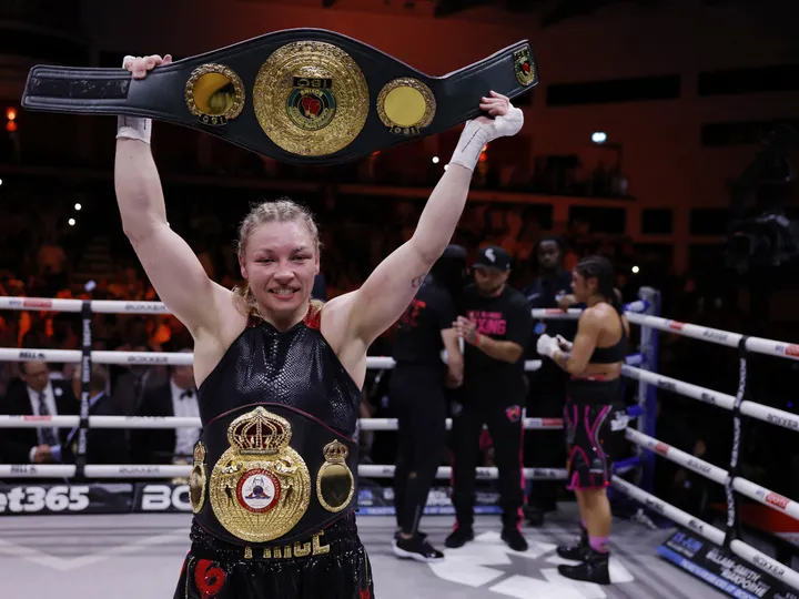 'This matches my Olympic gold' - Price becomes Wales' first female world champion