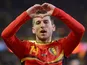 Belgium's Dries Mertens celebrates after scoring against Slovakia on February 6, 2013