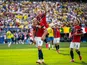 Erling Haaland celebrates one of his goals against Brazil, on July 5, 2026