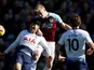 Tottenham Hotspur's Son Heung-min challenges for the ball during a Premier League clash with Burnley on February 23, 2019