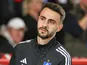 New Hamburg signing Fabio Vieira pictured at a Bundesliga match