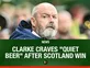 Clarke "really disappointed" despite potentially-pivotal Scotland win over Belarus
