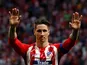 Atletico Madrid striker Fernando Torres bids farewell to fans at the end of the 2017-18 season.