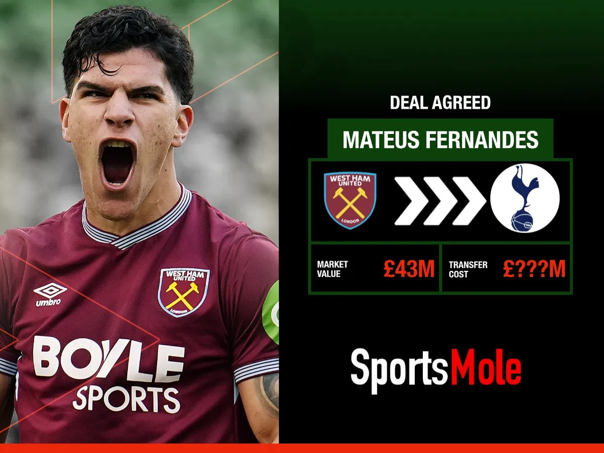 Tottenham transfer news: How Spurs could line up with 'guaranteed’ Mateus Fernandes as Man United beaten to West Ham star