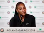 Serena Williams confirms her exit from the French Open on June 4, 2018