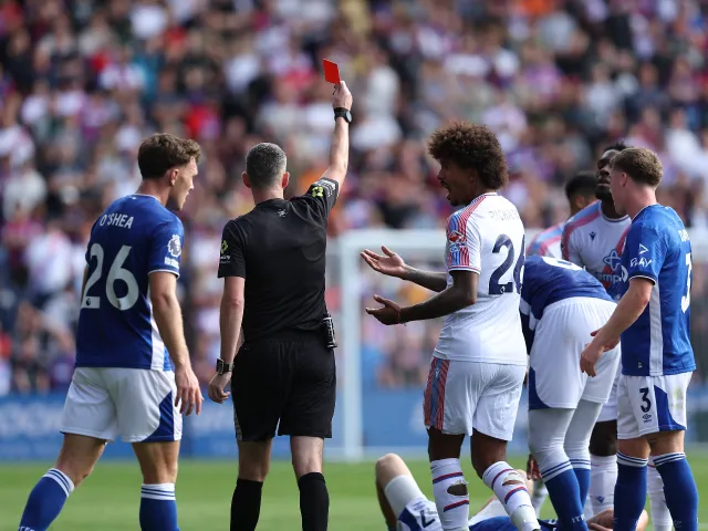 Crystal Palace games Axel Disasi will miss after 'reckless' challenge on Jack Clarke