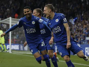 Slimani, Vardy lead Leicester City line