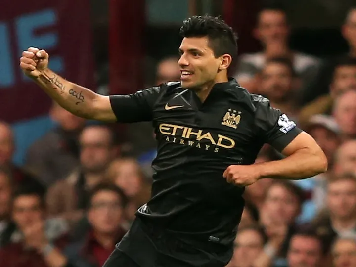 Aguero goal gives City the lead