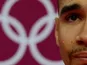 GB gymnast Louis Smith cries during the men's qualification at the 2012 Olympics
