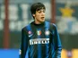 Inter's Felice Natalino in action on November 28, 2010