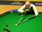 Peter Ebdon during his first round match against Graeme Dott at the Snooker World Championships on April 23, 2013