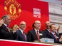 Manchester United Executives Joel Glazer and Avram Glazer and Ed Woodward prepare to ring the Opening Bell at the New York Stock Exchange on August 10, 2012