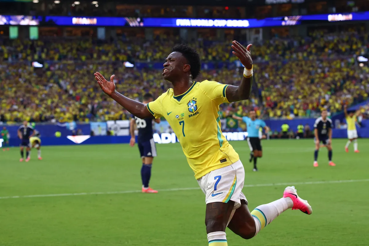 Brazil 3-0 Scotland: Vinicius Junior double proves Brazil are more than a pressing side as Neymar returns in Miami