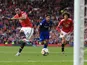 Anthony Martial scores the fourth from the spot during the Premier League game between Manchester United and Everton on September 17, 2017