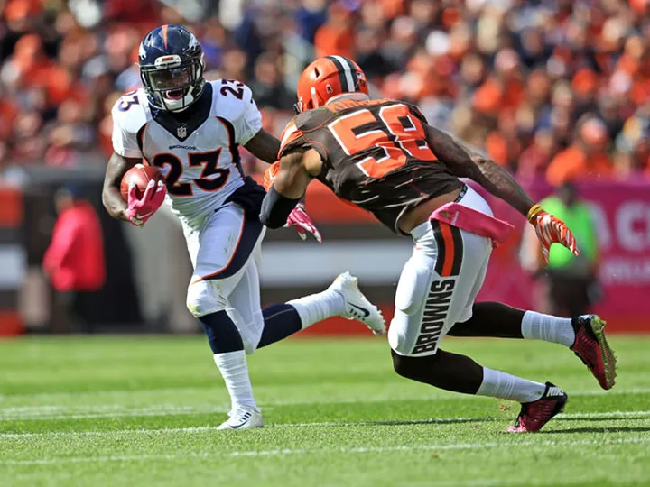 Broncos remain unbeaten with Browns win