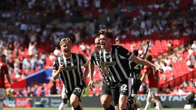 Jones stars as Notts County cruise past Salford to secure long-awaited return to League One