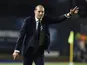 Juventus coach Massimiliano Allegri reacts on May 22, 2023