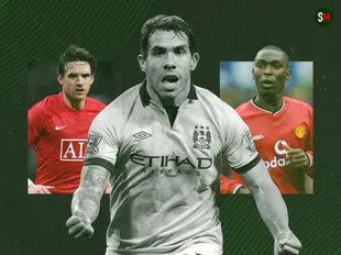 Which players have played for Man United and Man City?