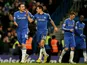 Chelsea's Frank Lampard is congratulated after scoring against Wigan on February 9, 2013