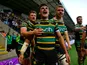 George Furbank celebrates vs Leicester Tigers on June 12 2026