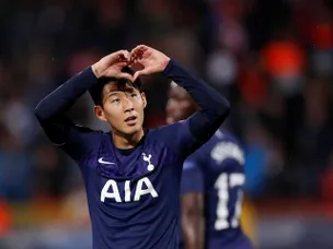 Son Heung-min scores twice as Spurs thrash Red Star Belgrade