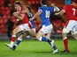 Wales' Kieran Hardy runs through to score their first try in the Autumn Nations Cup on December 5, 2020