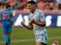 Real Salt Lake midfielder Damir Kreilach reacts after his first half goal May 30, 2021