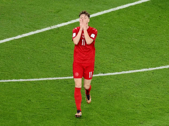 Denmark frustrated by fearless Tunisia in Group D opener