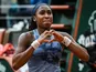 Coco Gauff celebrates winning the French Open on June 7, 2025