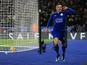 Leicester City striker Jamie Vardy celebrates scoring during his side's Premier League clash with Tottenham Hotspur at the King Power Stadium on November 28, 2017